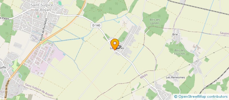 localisation de l'entreprise SCI C.T.M.  SAINT-SULPICE-DE-ROYAN