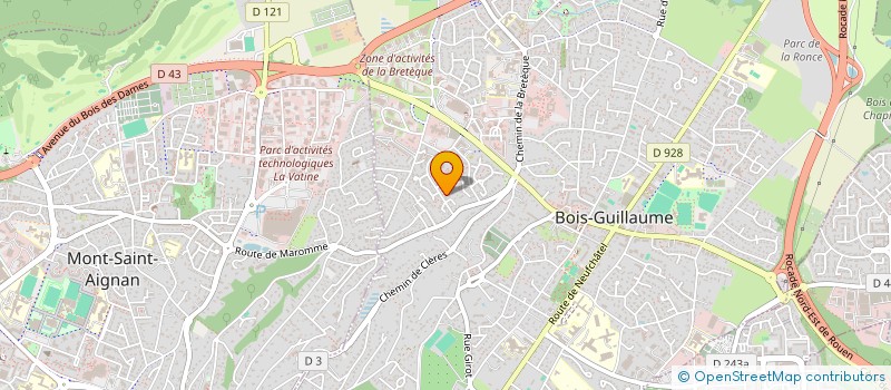 localisation de l'entreprise SCI C T M D à BOIS-GUILLAUME