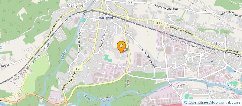 localisation de l'entreprise SCI C.T.P.  MARIGNIER