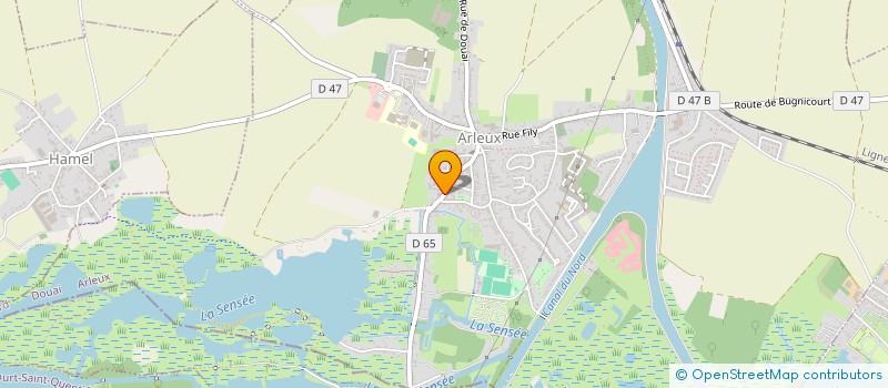 localisation de l'entreprise SCI C.T.R.L.  ARLEUX