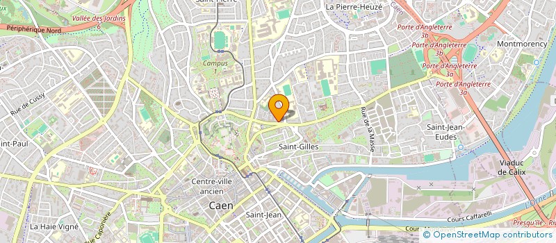localisation de l'entreprise SCI C-TEAM  CAEN