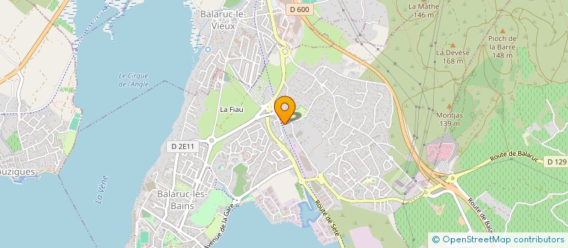 localisation de l'entreprise SCI C V  BALARUC-LES-BAINS