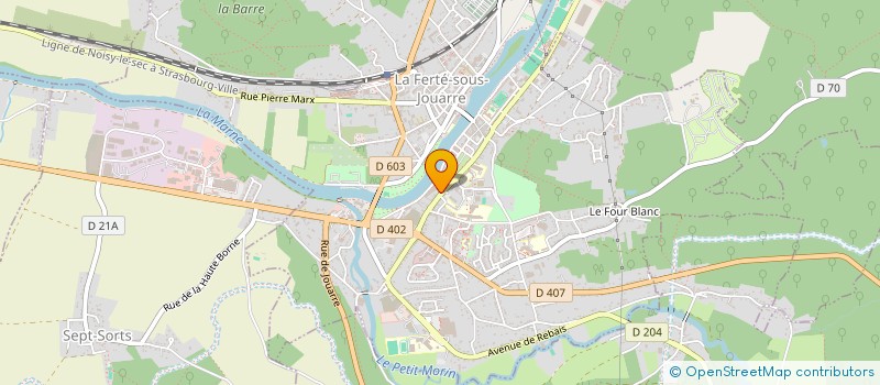 localisation de l'entreprise SCI C.V.B. à LA FERTE-SOUS-JOUARRE