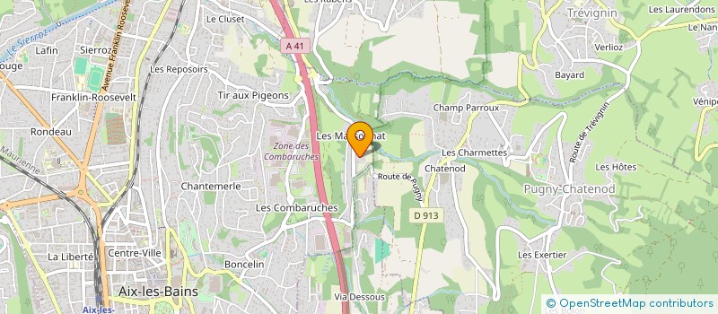 localisation de l'entreprise SCI C & V CHEVALIER  AIX-LES-BAINS