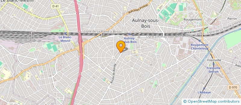 localisation de l'entreprise SCI C V H D à AULNAY-SOUS-BOIS