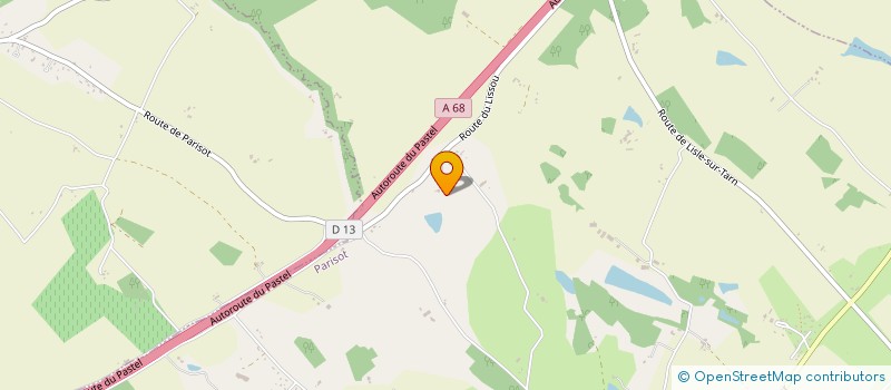 localisation de l'entreprise SCI C.V.K.  PARISOT