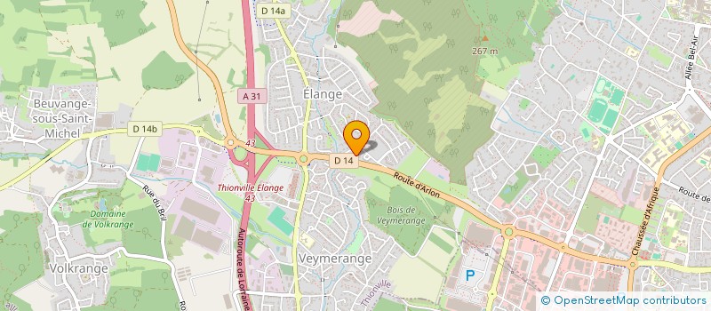 localisation de l'entreprise SCI C V R à THIONVILLE