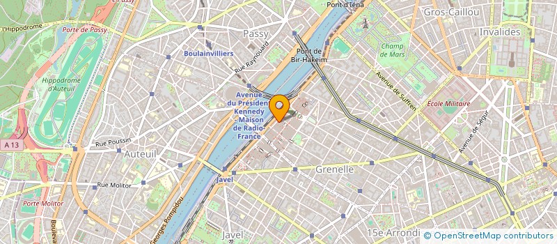 localisation de l'entreprise SCI C.V.R.  PARIS