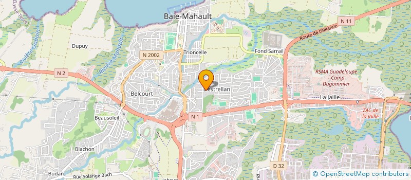 localisation de l'entreprise SCI C VI CHE  BAIE-MAHAULT