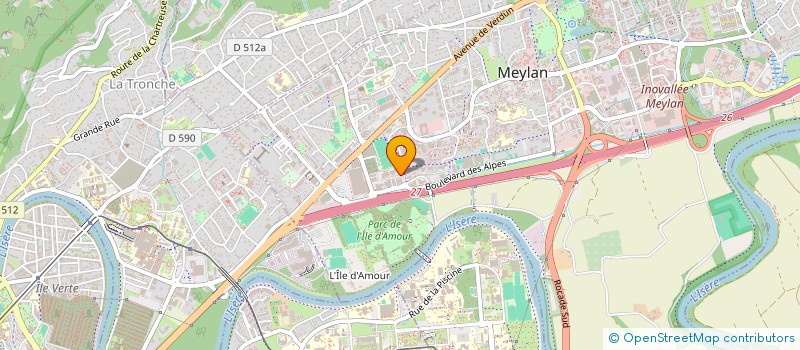 localisation de l'entreprise SCI C.W. IMMO  MEYLAN