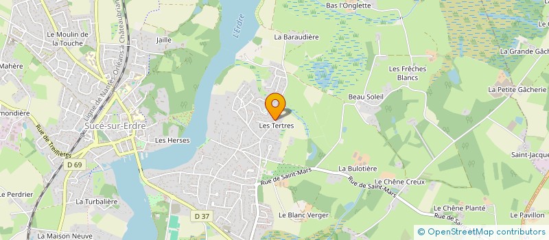 localisation de l'entreprise SCI C.Y.L  SUCE-SUR-ERDRE