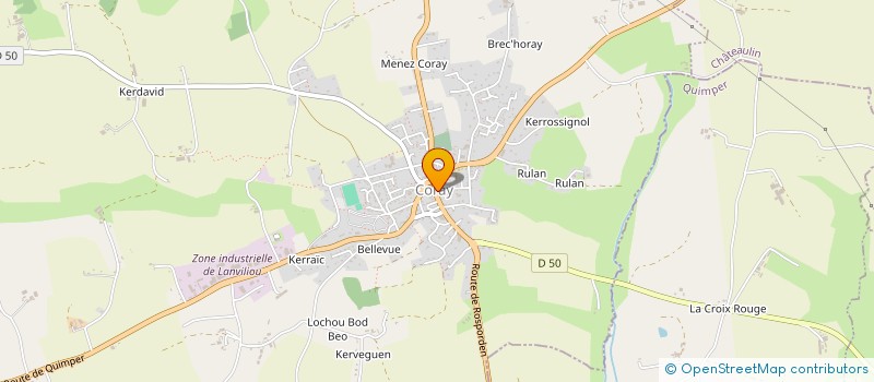 localisation de l'entreprise SCI C0R  CORAY