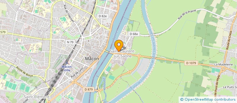 localisation de l'entreprise SCI C16  SAINT-LAURENT-SUR-SAONE