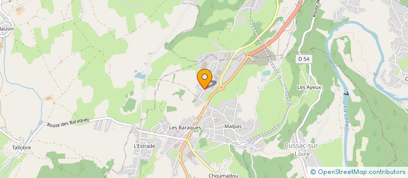 localisation de l'entreprise SCI C2  CUSSAC-SUR-LOIRE