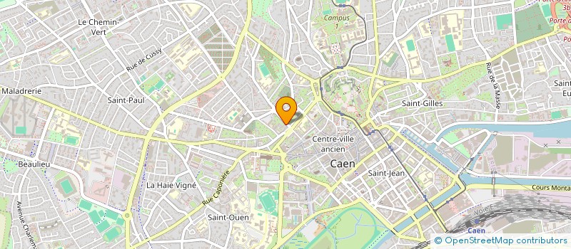 localisation de l'entreprise SCI C2  CAEN