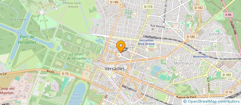 localisation de l'entreprise SCI C2 ESTATE à VERSAILLES