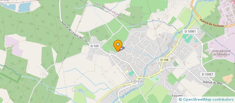 localisation de l'entreprise SCI C2A INVEST  LA BREDE