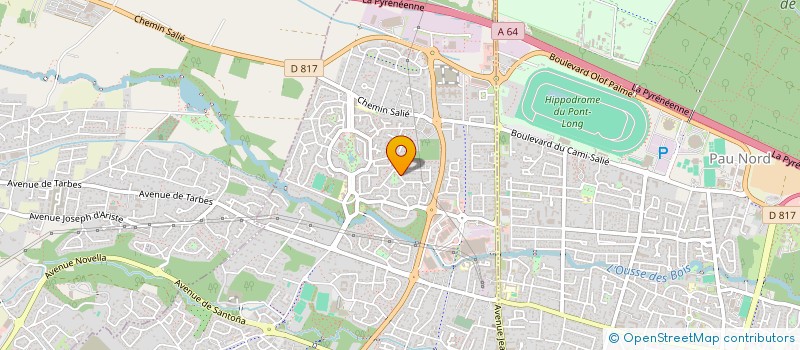 localisation de l'entreprise SCI C2AB à LONS