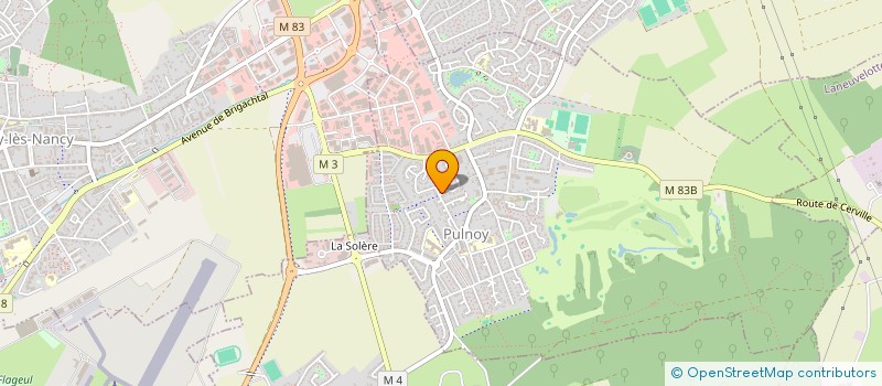 localisation de l'entreprise SCI C2AF  PULNOY