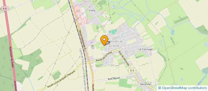 localisation de l'entreprise SCI C2BL  VARENNES-LE-GRAND