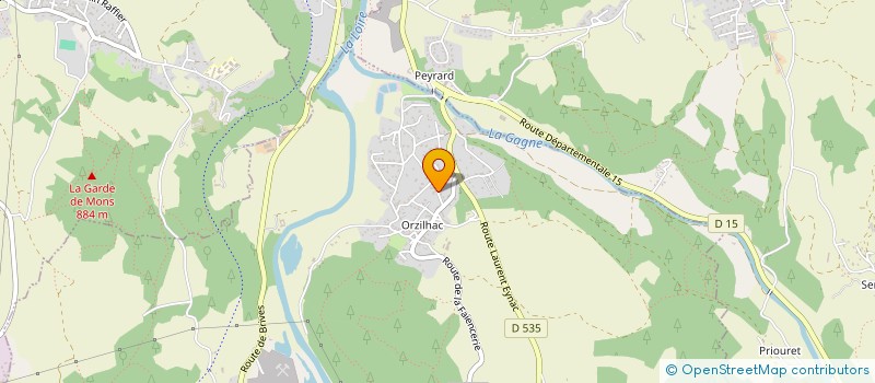 localisation de l'entreprise SCI C2BL  BLAVOZY