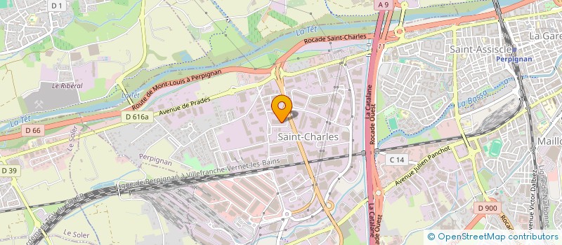 localisation de l'entreprise SCI C2C  PERPIGNAN