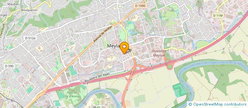 localisation de l'entreprise SCI C2C  MEYLAN