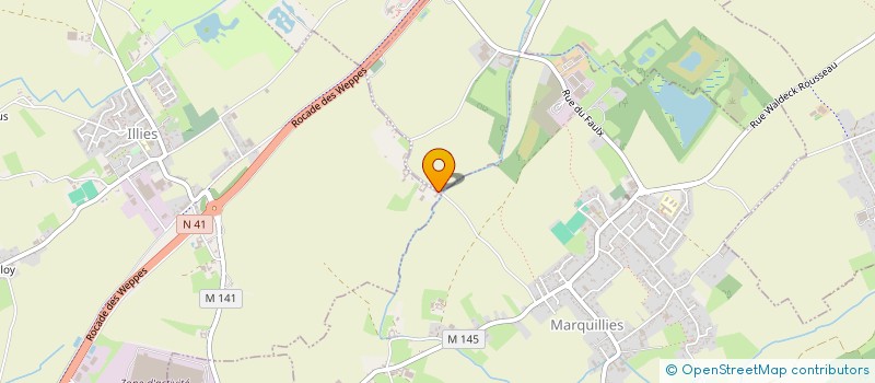 localisation de l'entreprise SCI C2D  ILLIES