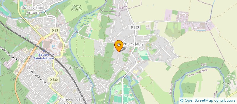 localisation de l'entreprise SCI C2EA  VARENNES-JARCY