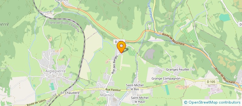 localisation de l'entreprise SCI C2G  MARNOZ