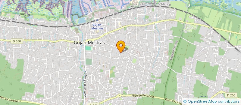 localisation de l'entreprise SCI C2H  GUJAN-MESTRAS