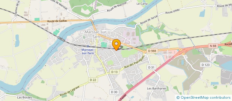 localisation de l'entreprise SCI C2HL  CASTELNAU-DE-LEVIS