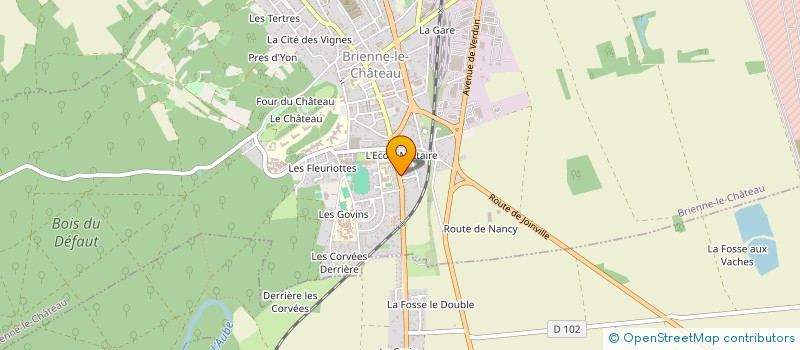 localisation de l'entreprise SCI C2J  BRIENNE-LE-CHATEAU