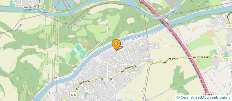 localisation de l'entreprise SCI C2J2M  JONAGE