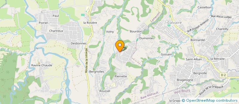 localisation de l'entreprise SCI C2JM  LAMENTIN