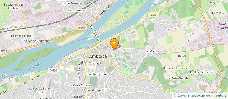 localisation de l'entreprise SCI C2JP  AMBOISE