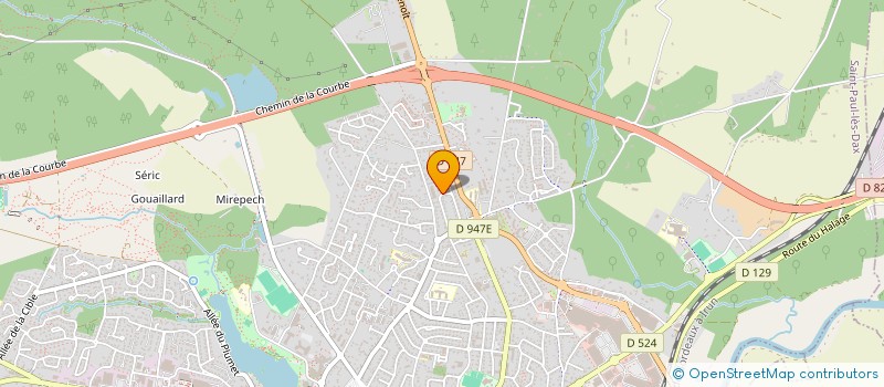 localisation de l'entreprise SCI C2L  SAINT-PAUL-LES-DAX