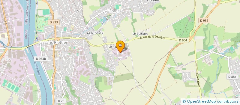 localisation de l'entreprise SCI C2L à FRANS