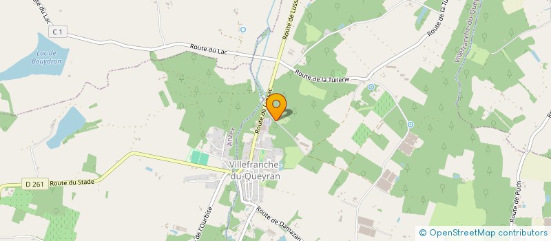 localisation de l'entreprise SCI C2L IMMO  VILLEFRANCHE-DU-QUEYRAN