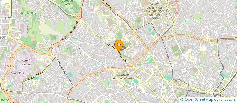 localisation de l'entreprise SCI C2M à MONTPELLIER