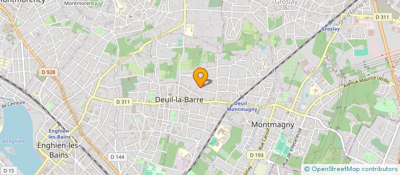 localisation de l'entreprise SCI C2M  DEUIL-LA-BARRE