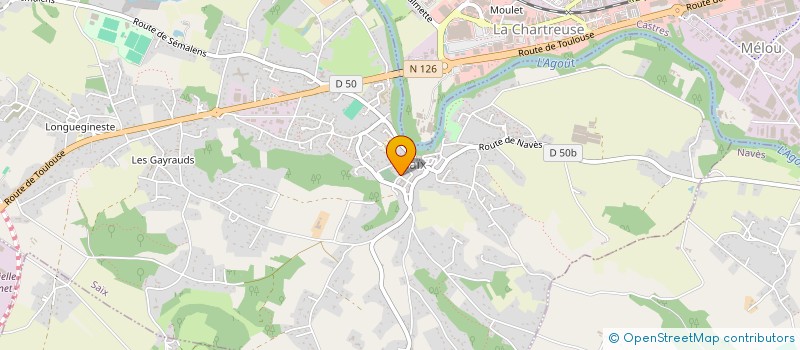 localisation de l'entreprise SCI C2M  SAIX