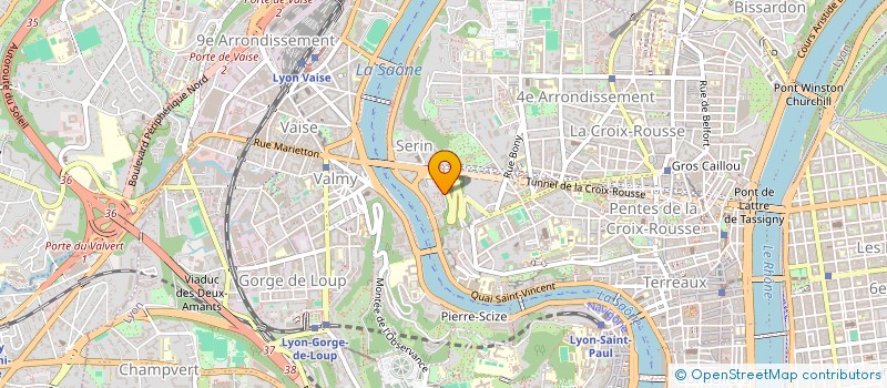 localisation de l'entreprise SCI C2M  LYON