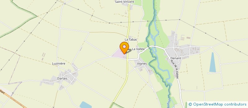 localisation de l'entreprise SCI C2M LA CHICANE  RIVES-D'AUTISE