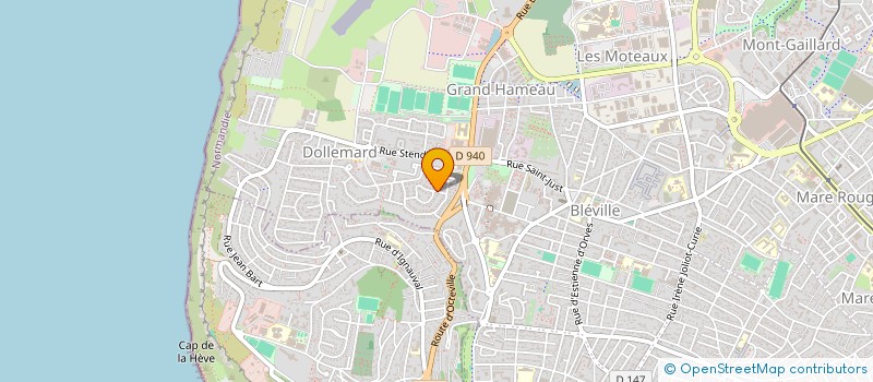 localisation de l'entreprise SCI C2MV à LE HAVRE