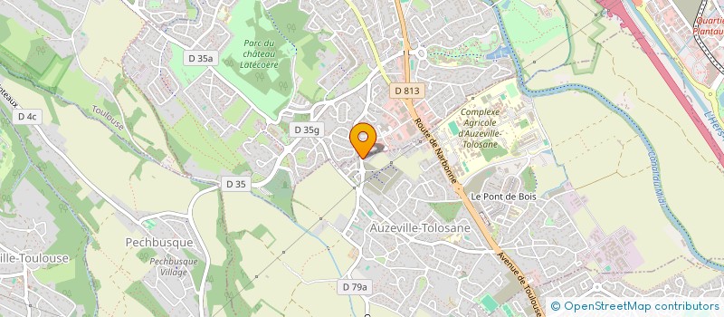 localisation de l'entreprise SCI C2O BOURSE  AUZEVILLE-TOLOSANE