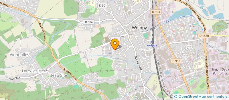localisation de l'entreprise SCI C2PM à WOIPPY