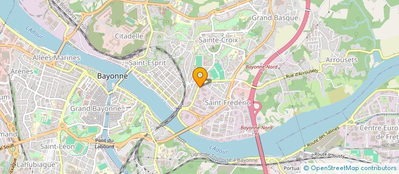 localisation de l'entreprise SCI C2R à BAYONNE