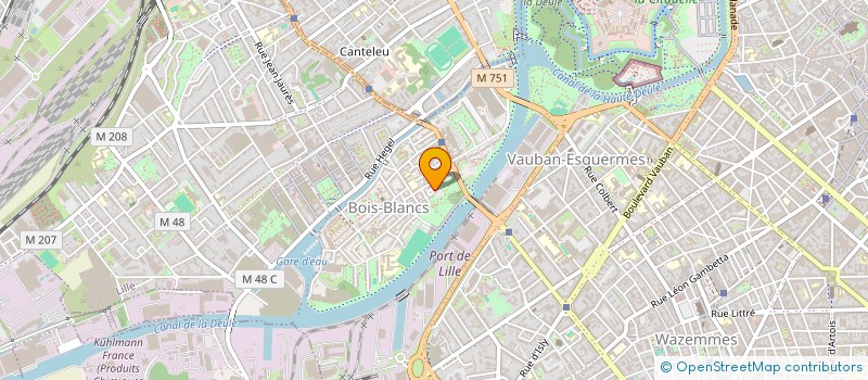 localisation de l'entreprise SCI C2R à LILLE