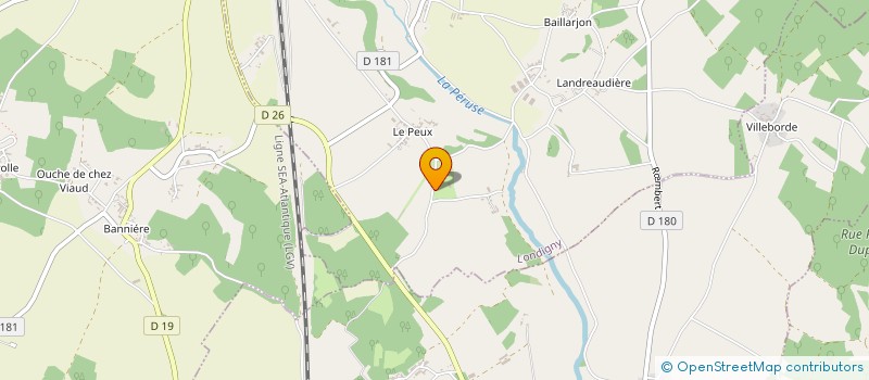localisation de l'entreprise SCI C2R à LONDIGNY